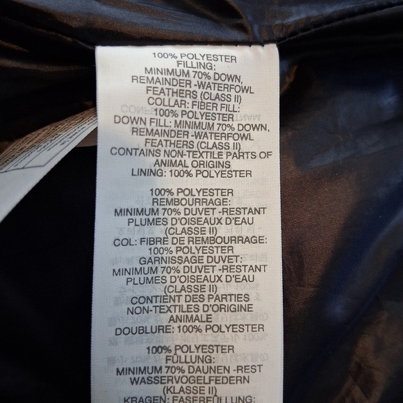 J-CREW Quilted Navy Blue Down Filled Puffer Vest Size Small - Picture 5 of 9